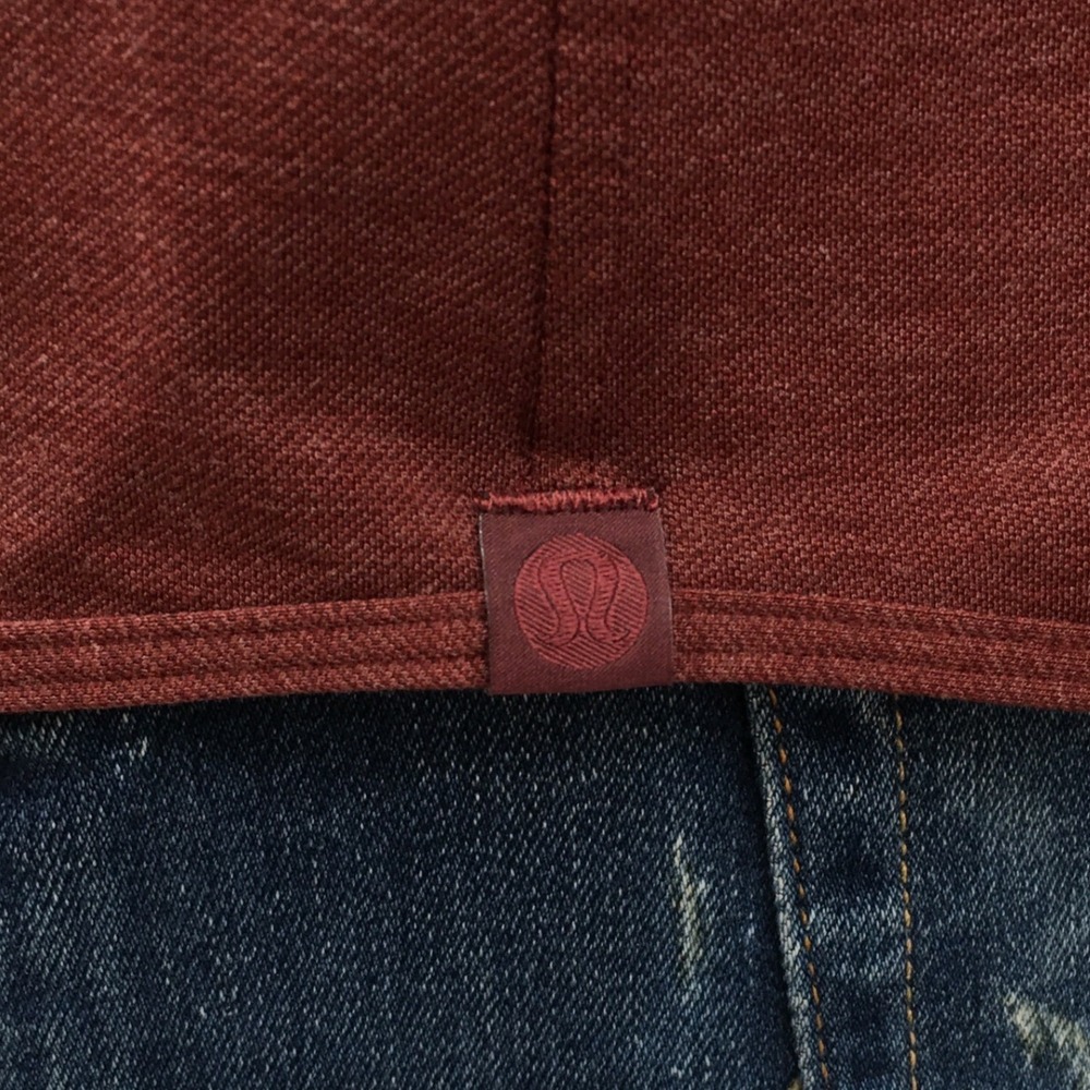 Lululemon Compatibility Mens Long Sleeve Snap Front Shirt Pockets Size M - Picture 3 of 7